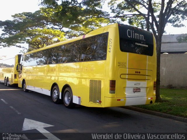 Viação Itapemirim 44209 na cidade de Guarulhos, São Paulo, Brasil, por Wendel de Oliveira Vasconcellos. ID da foto: 759557.