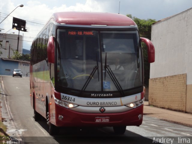 Viação Ouro Branco 16314 na cidade de Londrina, Paraná, Brasil, por Andrey  Lima. ID da foto: 759016.