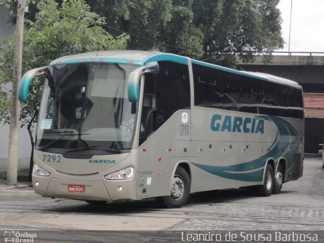 Viação Garcia 7292 na cidade de Rio de Janeiro, Rio de Janeiro, Brasil, por Leandro de Sousa Barbosa. Número da foto: #759733.
