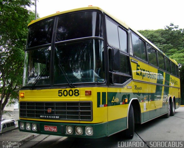 Expresso Brasileiro 5008 na cidade de São Paulo, São Paulo, Brasil, por EDUARDO - SOROCABUS. Número da foto: #759574.