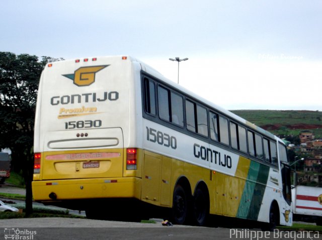 Empresa Gontijo de Transportes 15830 na cidade de João Monlevade, Minas Gerais, Brasil, por Philippe Almeida. ID da foto: 758724.