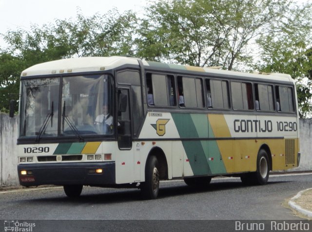 Empresa Gontijo de Transportes 10290 na cidade de Teresina, Piauí, Brasil, por Bruno  Roberto. ID da foto: 758938.