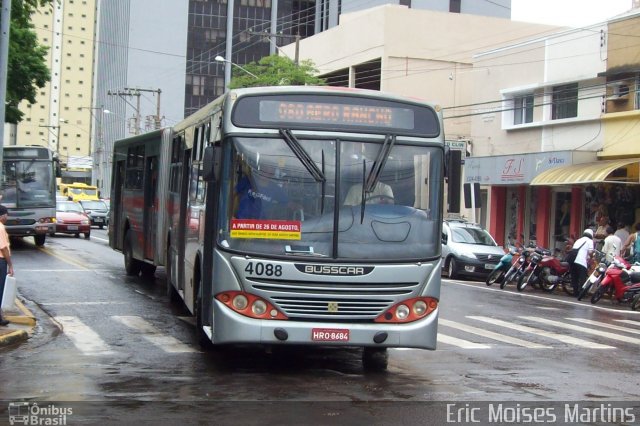 Viação Campo Grande 4088 na cidade de Campo Grande, Mato Grosso do Sul, Brasil, por Eric Moises Martins. Número da foto: #796526.