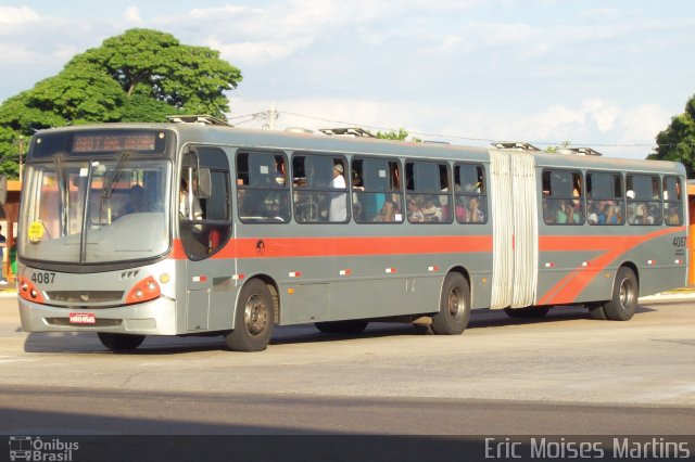 Viação Campo Grande 4087 na cidade de Campo Grande, Mato Grosso do Sul, Brasil, por Eric Moises Martins. Número da foto: #796559.