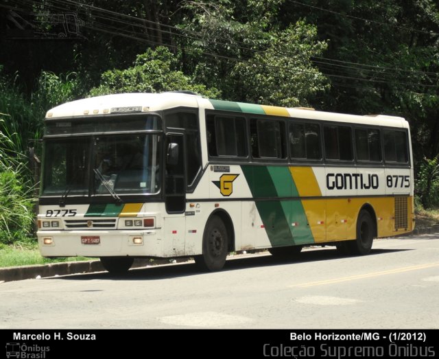 Empresa Gontijo de Transportes 8775 na cidade de Belo Horizonte, Minas Gerais, Brasil, por Marcelo H.  Souza. ID da foto: 797309.