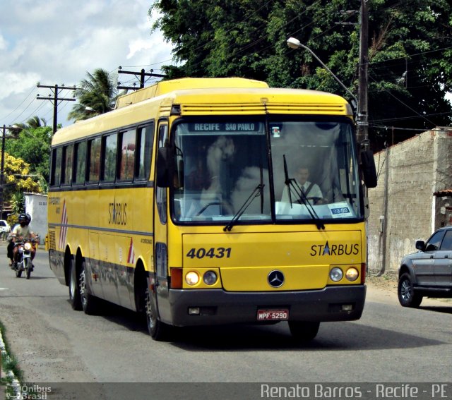 Viação Itapemirim 40431 na cidade de Recife, Pernambuco, Brasil, por Renato Barros. ID da foto: 798412.