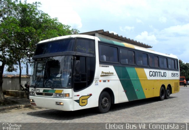 Empresa Gontijo de Transportes 15875 na cidade de Vitória da Conquista, Bahia, Brasil, por Cleber Bus. ID da foto: 797065.