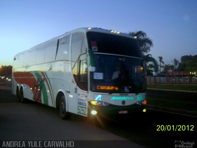 Empresa de Transportes Andorinha 5252 na cidade de Campo Grande, Mato Grosso do Sul, Brasil, por Andrea Yule Carvalho. ID da foto: 798336.