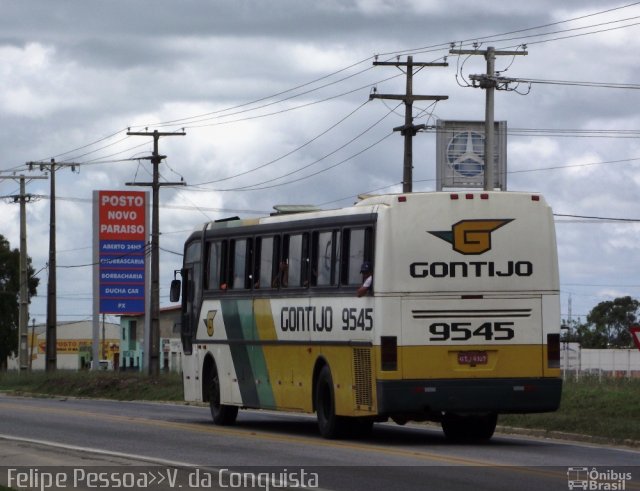 Empresa Gontijo de Transportes 9545 na cidade de Vitória da Conquista, Bahia, Brasil, por Felipe Pessoa de Albuquerque. ID da foto: 799866.