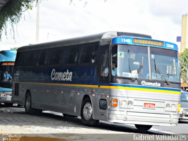 Viação Cometa 1340 na cidade de Belo Horizonte, Minas Gerais, Brasil, por Gabriel Valladares. ID da foto: 799706.