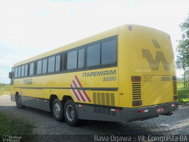 Viação Itapemirim 30095 na cidade de Vitória da Conquista, Bahia, Brasil, por Rava Ogawa. ID da foto: 799124.