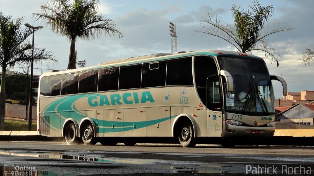 Viação Garcia 7770 na cidade de Londrina, Paraná, Brasil, por Patrick Rocha. Número da foto: #802213.