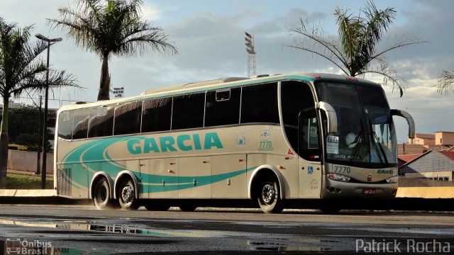 Viação Garcia 7770 na cidade de Londrina, Paraná, Brasil, por Patrick Rocha. ID da foto: 802213.