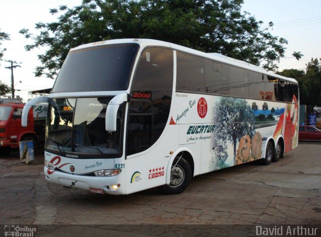 Eucatur - Empresa União Cascavel de Transportes e Turismo 4221 na cidade de Londrina, Paraná, Brasil, por David Arthur. Número da foto: #802968.