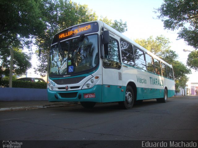 Viação Tiaraju 112 na cidade de Santo Ângelo, Rio Grande do Sul, Brasil, por Eduardo Machado. Número da foto: #801891.