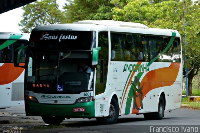 Empresa de Transportes Andorinha 6001 na cidade de Assis, São Paulo, Brasil, por Francisco Ivano. ID da foto: 802989.