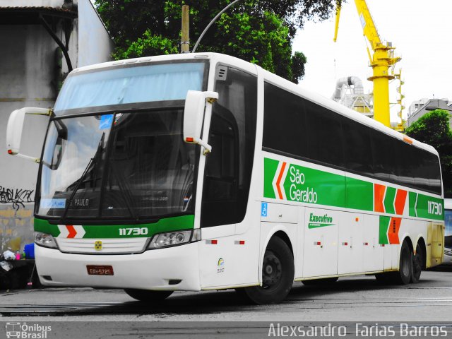 Cia. São Geraldo de Viação 11730 na cidade de Rio de Janeiro, Rio de Janeiro, Brasil, por Alexsandro  Farias Barros. Número da foto: #801089.