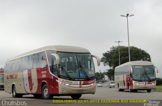 Transportes Única Petrópolis RJ 163.033 na cidade de Fazenda Rio Grande, Paraná, Brasil, por Paulo Roberto Chulis. Número da foto: #801892.