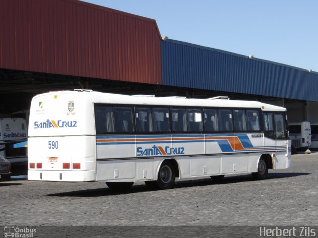 VUSC - Viação União Santa Cruz 590 na cidade de Santa Cruz do Sul, Rio Grande do Sul, Brasil, por Herbert Zils. Número da foto: #804082.
