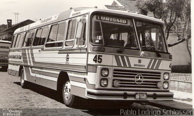 VUSC - Viação União Santa Cruz 45 na cidade de Santa Cruz do Sul, Rio Grande do Sul, Brasil, por Pablo Lodrigo Schlosser. Número da foto: #804522.
