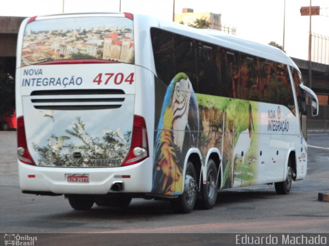 Viação Nova Integração 4704 na cidade de Porto Alegre, Rio Grande do Sul, Brasil, por Eduardo Machado. ID da foto: 805114.