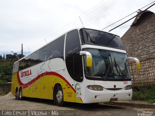 Auto Viação Estrela 2525 na cidade de Viçosa, Minas Gerais, Brasil, por Caio César de Freitas Lopes. Número da foto: #804518.