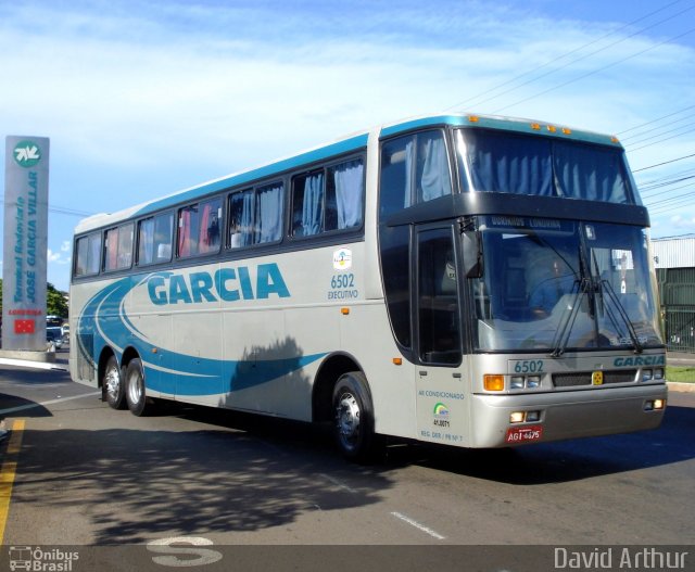 Viação Garcia 6502 na cidade de Londrina, Paraná, Brasil, por David Arthur. ID da foto: 803153.