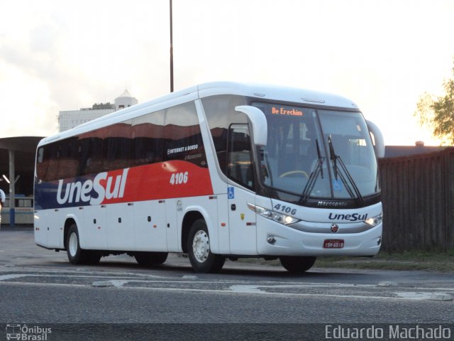 Unesul de Transportes 4106 na cidade de Porto Alegre, Rio Grande do Sul, Brasil, por Eduardo Machado. Número da foto: #805168.