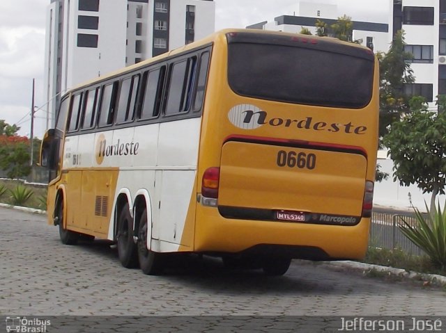 Viação Nordeste 0660 na cidade de Campina Grande, Paraíba, Brasil, por Jefferson José. Número da foto: #806821.