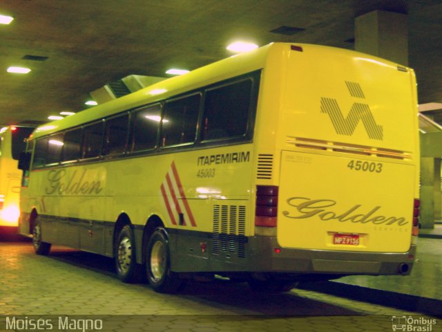 Viação Itapemirim 45003 na cidade de Belo Horizonte, Minas Gerais, Brasil, por Moisés Magno. Número da foto: #806984.