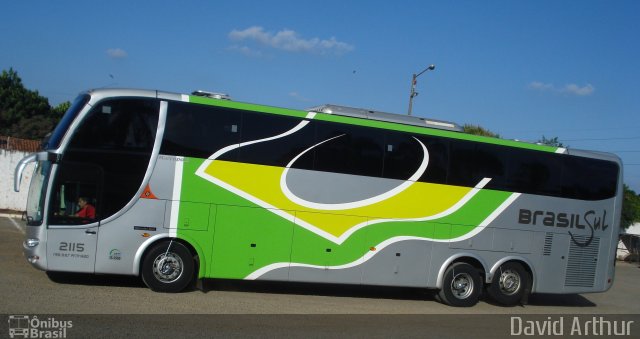 Brasil Sul Linhas Rodoviárias 2115 na cidade de Londrina, Paraná, Brasil, por David Arthur. ID da foto: 807470.