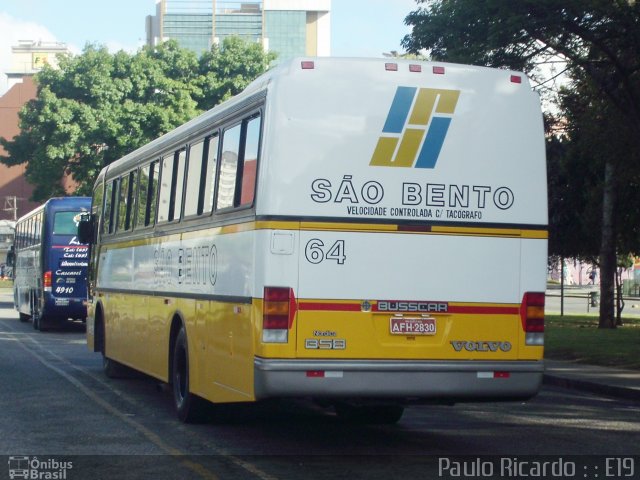 Expresso São Bento 64 na cidade de Curitiba, Paraná, Brasil, por Paulo Ricardo. Número da foto: #809008.