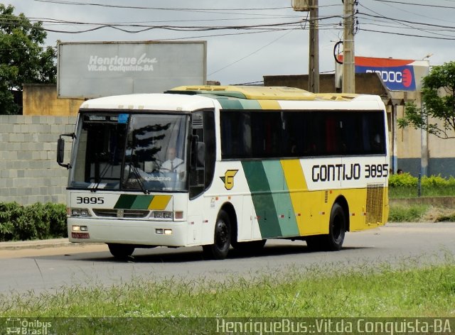 Empresa Gontijo de Transportes 3895 na cidade de Vitória da Conquista, Bahia, Brasil, por Henrique  Bus. Número da foto: #807807.