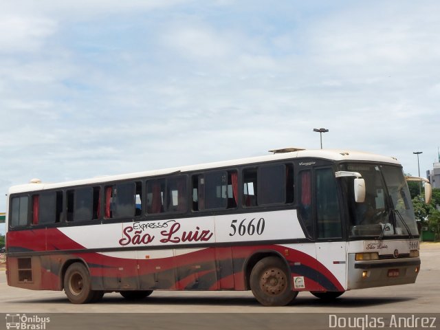 Expresso São Luiz 5660 na cidade de Goiânia, Goiás, Brasil, por Douglas Andrez. Número da foto: #807858.