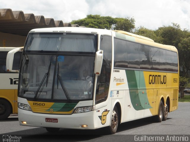 Empresa Gontijo de Transportes 11560 na cidade de Araxá, Minas Gerais, Brasil, por Guilherme Antonio. Número da foto: #808562.