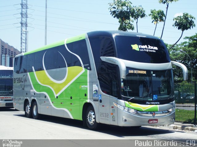 Brasil Sul Linhas Rodoviárias 2532 na cidade de São Paulo, São Paulo, Brasil, por Paulo Ricardo. ID da foto: 811361.