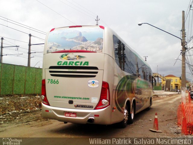 Viação Garcia 7866 na cidade de Osasco, São Paulo, Brasil, por William Patrick Galvão Nascimento. ID da foto: 810702.