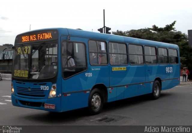 São Cristóvão Transportes 9120 na cidade de Belo Horizonte, Minas Gerais, Brasil, por Adão Raimundo Marcelino. ID da foto: 811424.