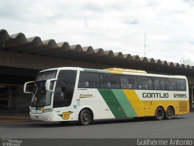 Empresa Gontijo de Transportes 12885 na cidade de Araxá, Minas Gerais, Brasil, por Guilherme Antonio. Número da foto: #810130.