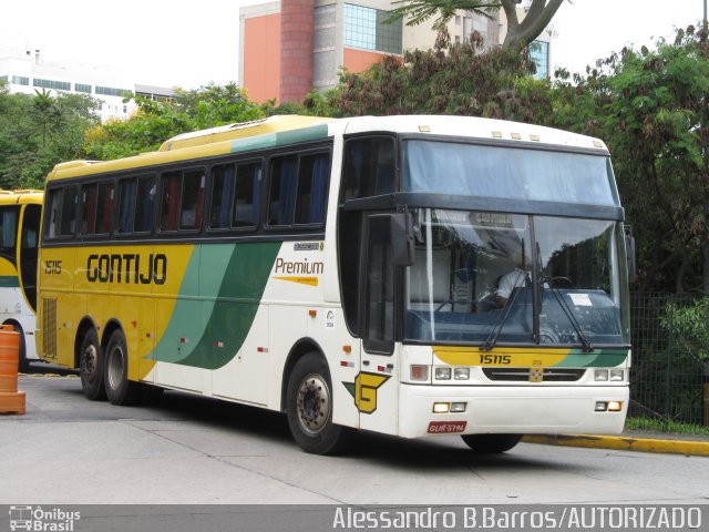 Empresa Gontijo de Transportes 15115 na cidade de São Paulo, São Paulo, Brasil, por Davidson  Gomes. Número da foto: #810109.