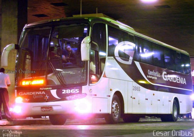 Expresso Gardenia 2865 na cidade de Belo Horizonte, Minas Gerais, Brasil, por César Ônibus. Número da foto: #811319.
