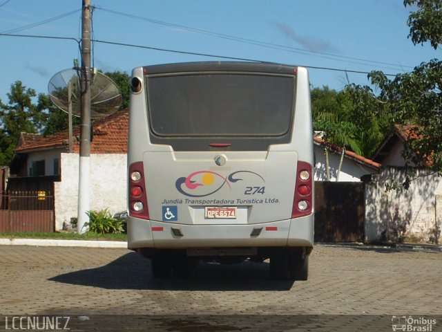 Jundiá Transportadora Turistica 274 na cidade de São Miguel Arcanjo, São Paulo, Brasil, por Luis Nunez. Número da foto: #810684.