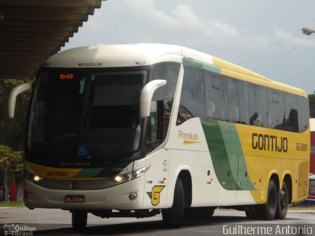 Empresa Gontijo de Transportes 18380 na cidade de Araxá, Minas Gerais, Brasil, por Guilherme Antonio. Número da foto: #812292.