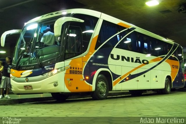 Expresso União 10198 na cidade de Belo Horizonte, Minas Gerais, Brasil, por Adão Raimundo Marcelino. Número da foto: #813432.
