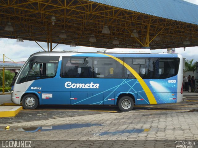 Viação Cometa 6033 na cidade de São Miguel Arcanjo, São Paulo, Brasil, por Luis Nunez. Número da foto: #813606.