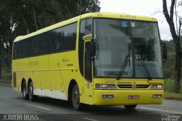 Viação Itapemirim 45345 na cidade de Santa Luzia, Minas Gerais, Brasil, por JUNIOR JUNIOR. Número da foto: #813410.