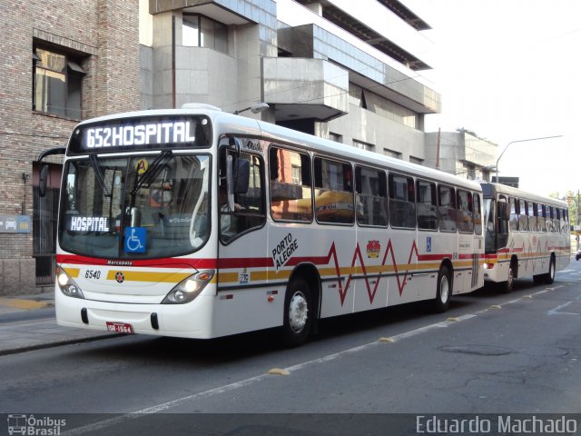 Nortran Transportes Coletivos 6540 na cidade de Porto Alegre, Rio Grande do Sul, Brasil, por Eduardo Machado. ID da foto: 813440.