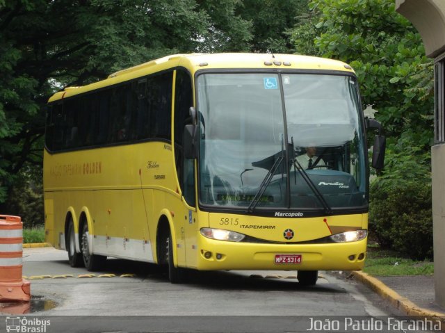 Viação Itapemirim 5815 na cidade de São Paulo, São Paulo, Brasil, por João Paulo Façanha. ID da foto: 815863.