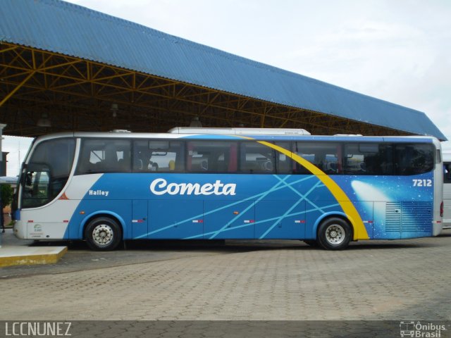 Viação Cometa 7212 na cidade de São Miguel Arcanjo, São Paulo, Brasil, por Luis Nunez. ID da foto: 814609.