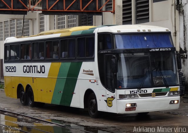 Empresa Gontijo de Transportes 15220 na cidade de Rio de Janeiro, Rio de Janeiro, Brasil, por Adriano Minervino. ID da foto: 815260.